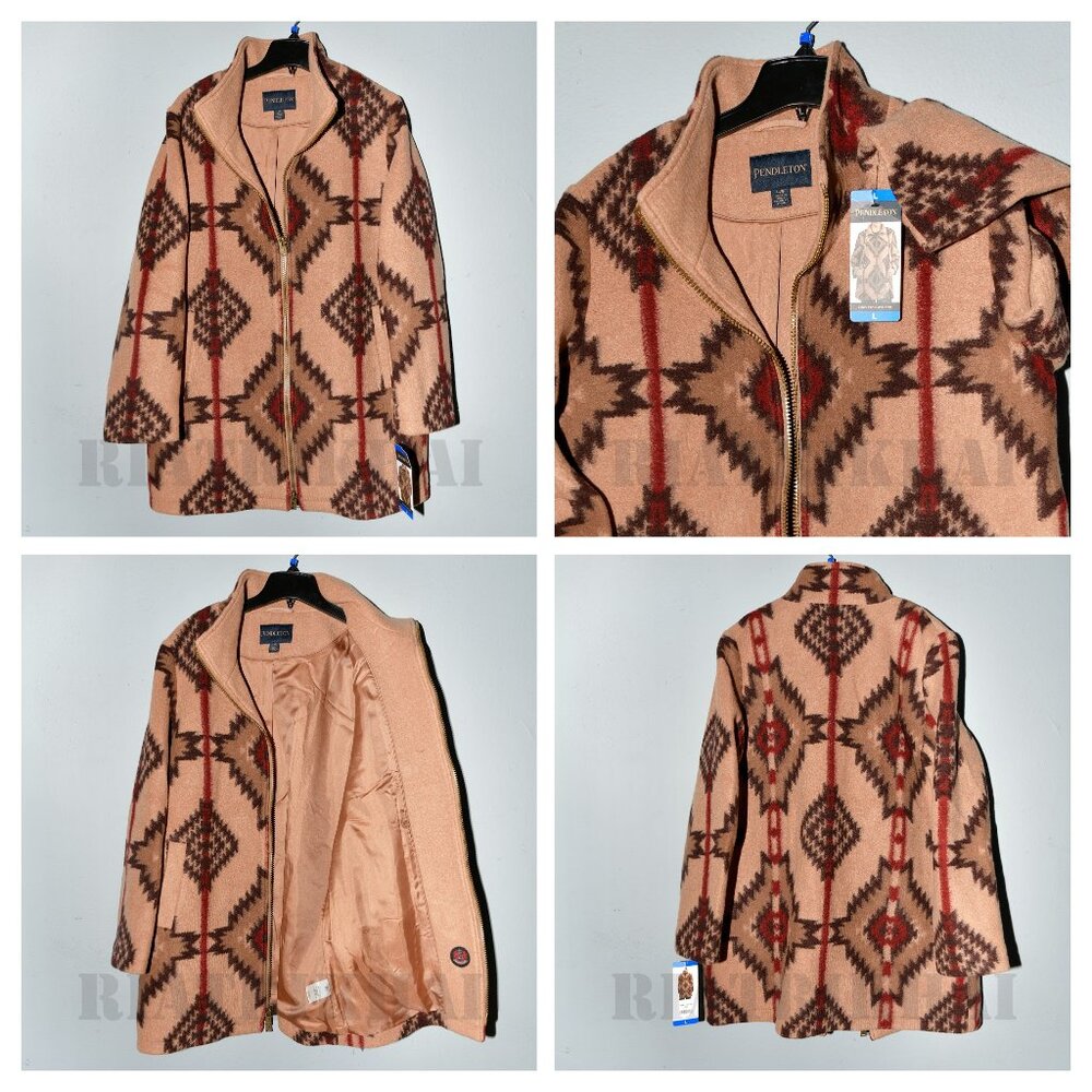 - Pendleton‎ Ladies' Wool Blend Walker Coat